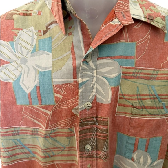 TORI RICHARD Aloha Hawaiian Shirt Sleeve Shirt Men L Large - Picture 2 of 5
